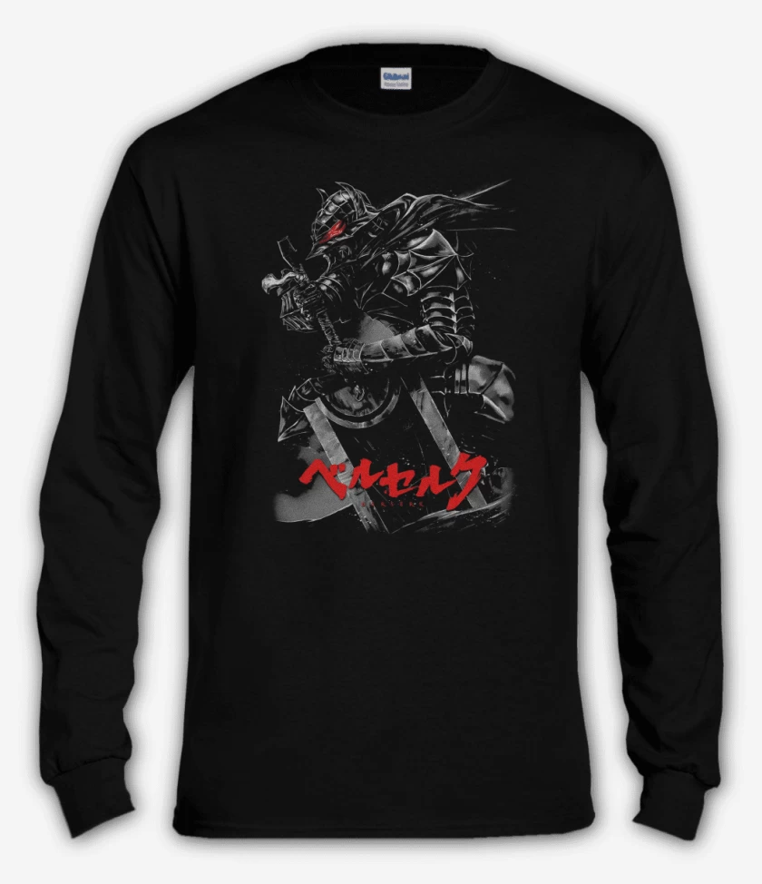 Polera manga larga Negro de The Dark Knight 