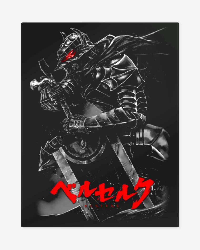 Print metalico Negro de The Dark Knight 