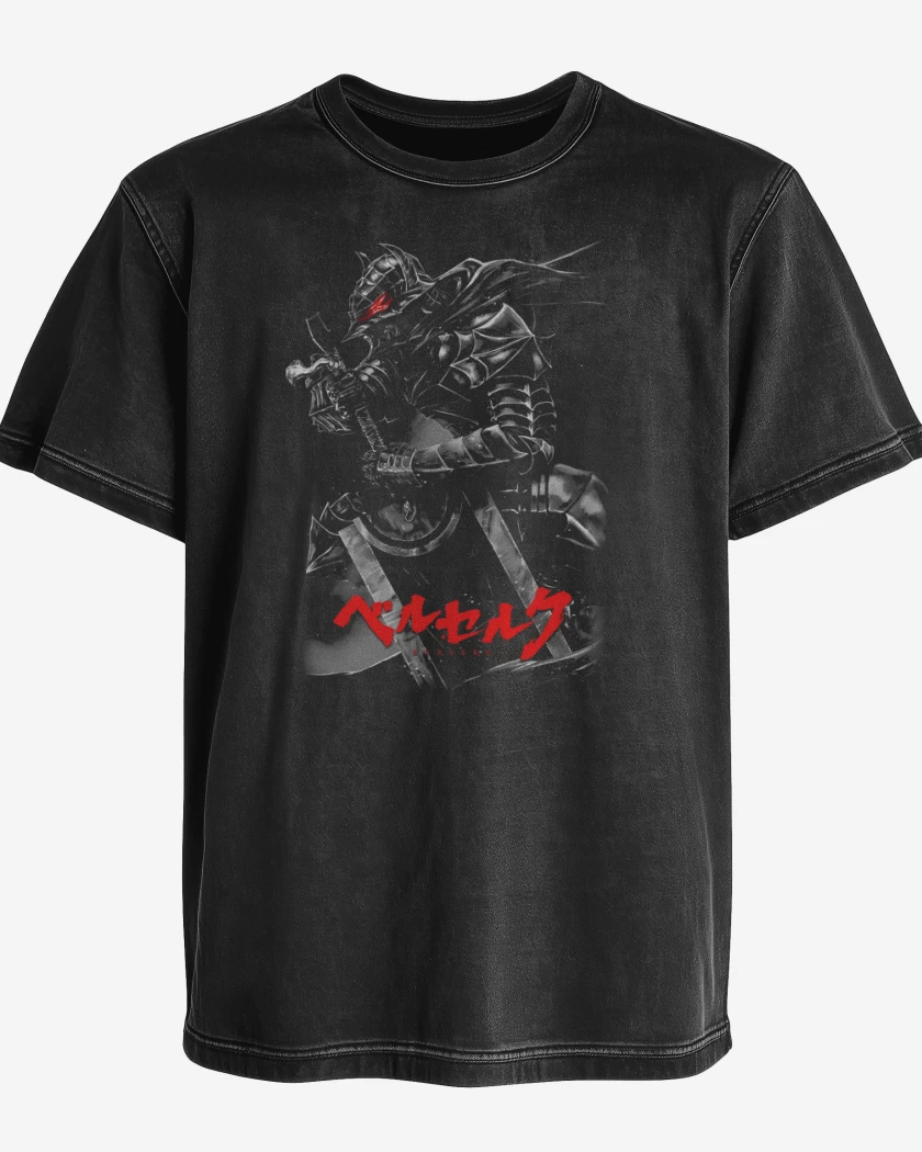 Polera desgastada Negro de The Dark Knight 