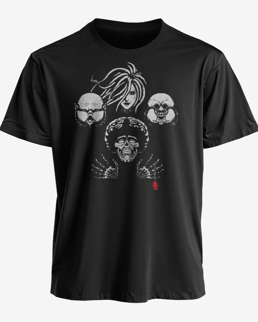 Polera premium Negro de God Hand Rhapsody