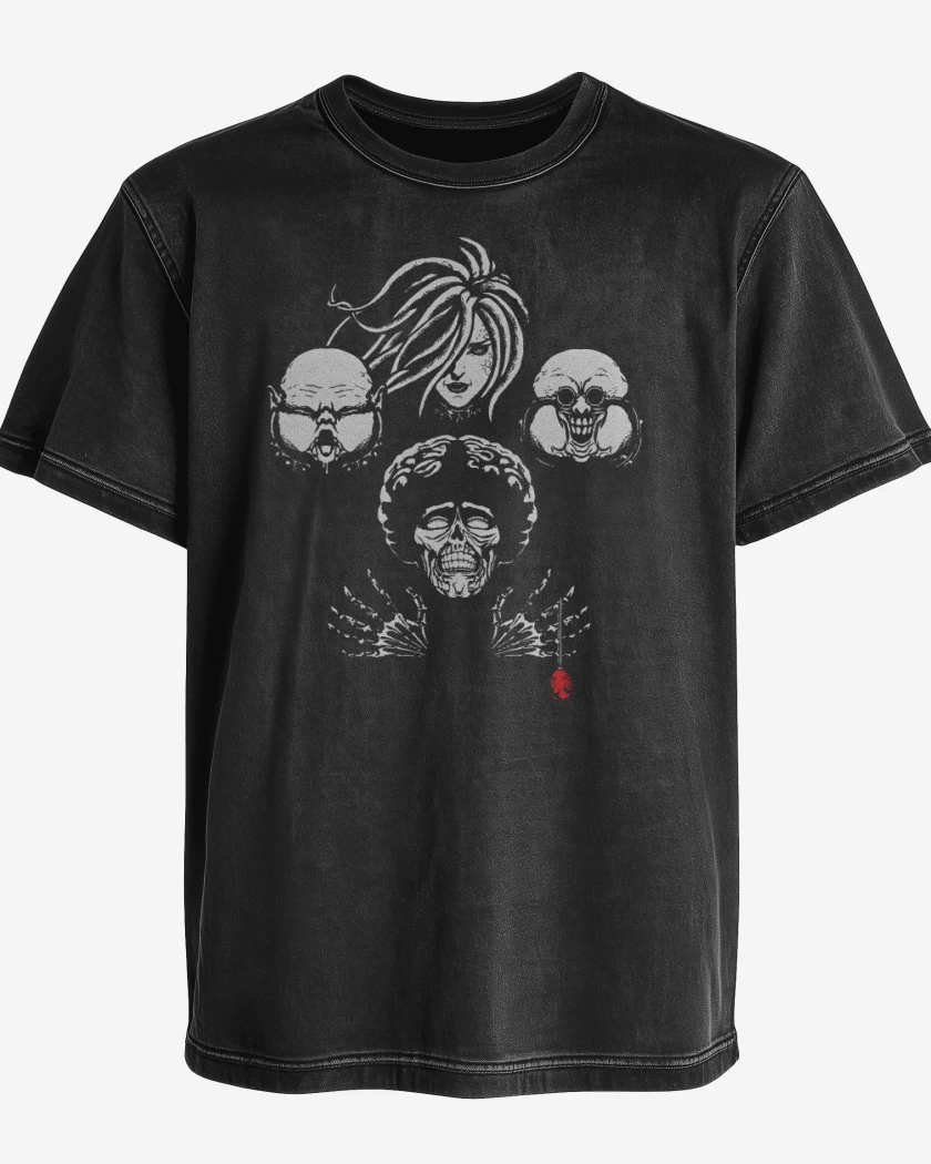 Polera desgastada God Hand Rhapsody
