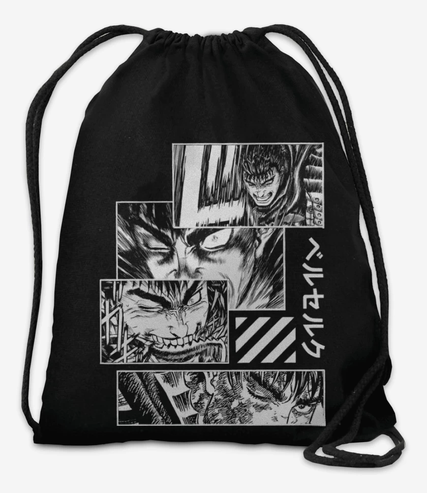 Mochila Negro de Ira de Guts