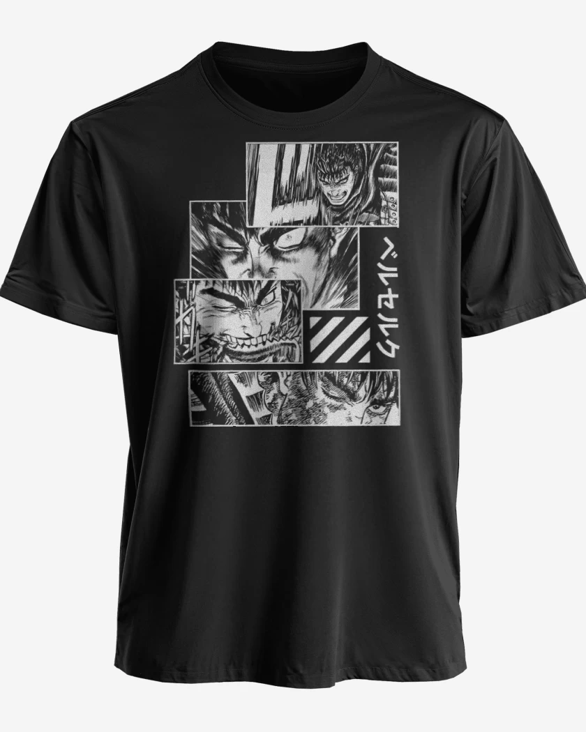Polera premium Negro de Ira de Guts