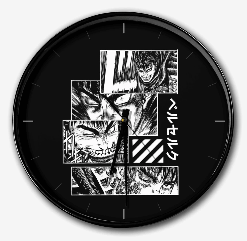 Reloj Negro de Ira de Guts