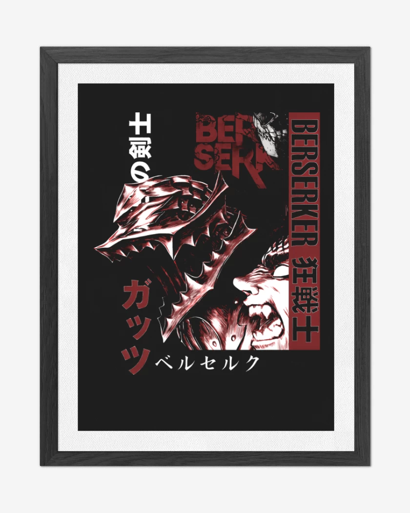 Cuadro decorativo Black Armor Warrior