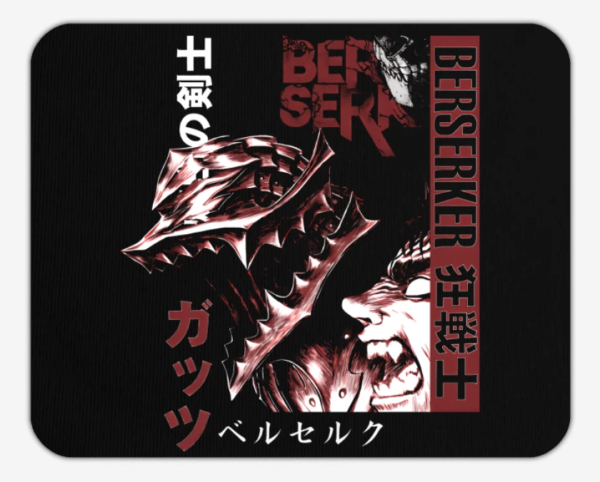 Mousepad Black Armor Warrior