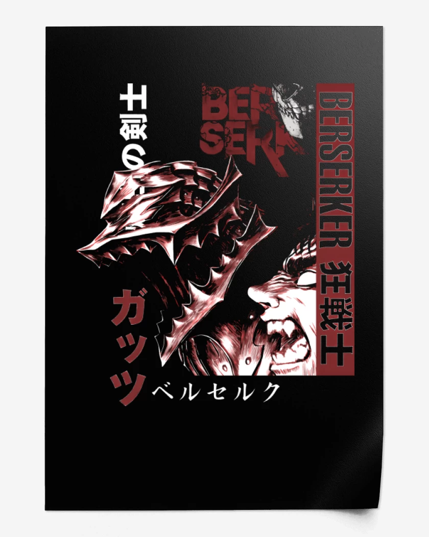 Print Black Armor Warrior