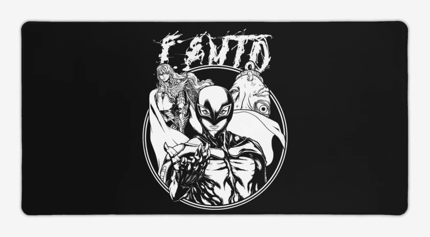 Mouse pad Gamer Negro de Femto Griffith 