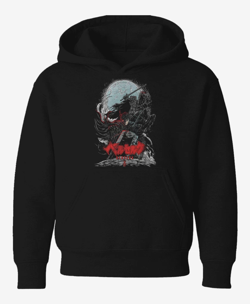 Poleron de niño Negro de Caballero Oscuro