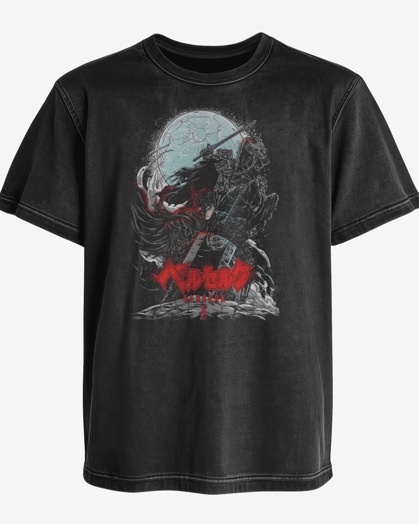 Polera desgastada Caballero Oscuro