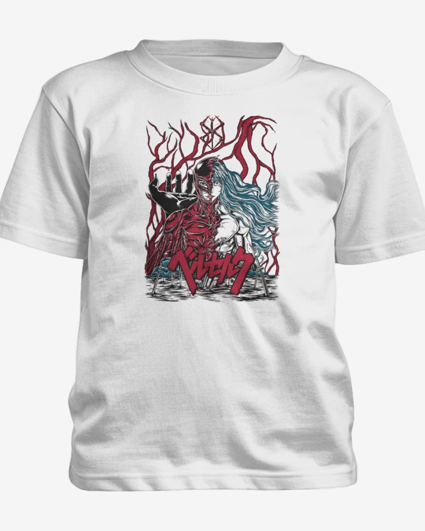 Polera de niño Blanco de Halcón de la Luz