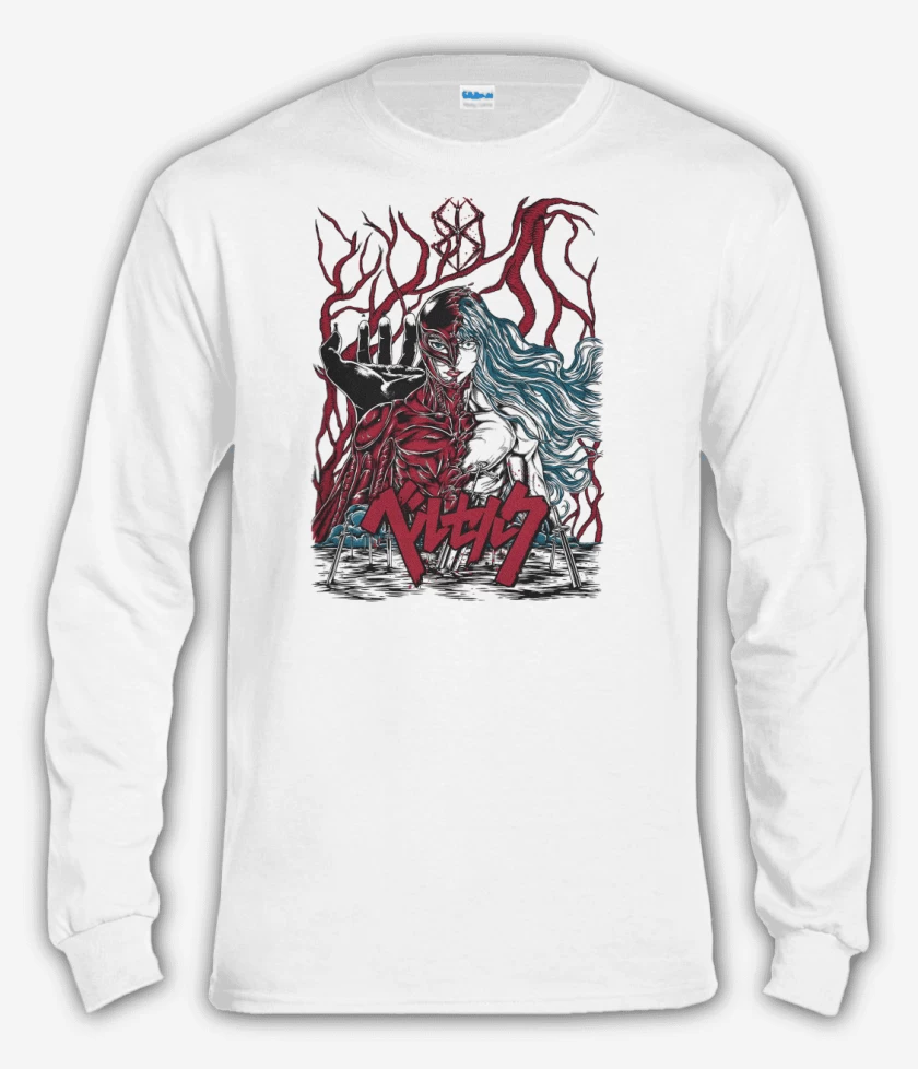 Polera manga larga Blanco de Halcón de la Luz