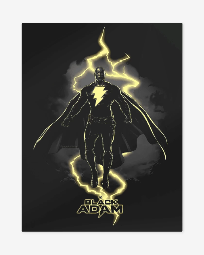 Print metalico Black Adam I