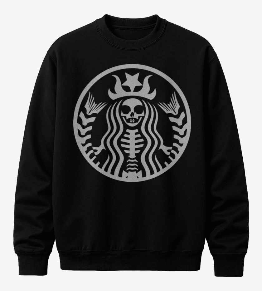 Poleron polo Negro de Starbucks