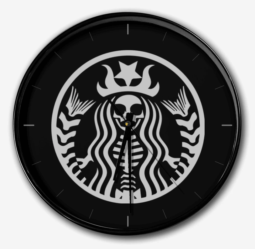 Reloj Negro de Starbucks