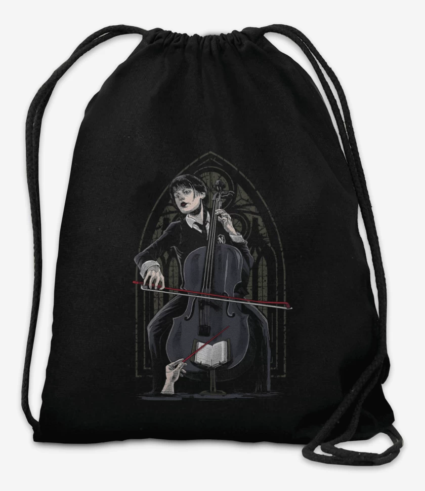 Mochila Negro de Orquesta Addams