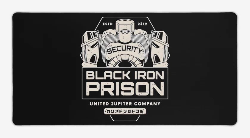 Mouse pad Gamer Black Iron Prison