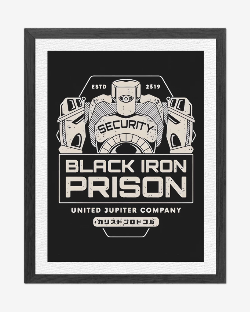 Cuadro decorativo Black Iron Prison