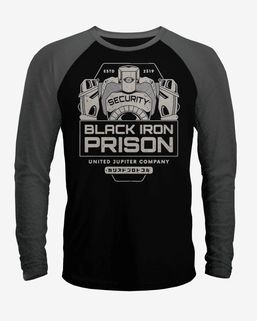Polera Raglan Black Iron Prison