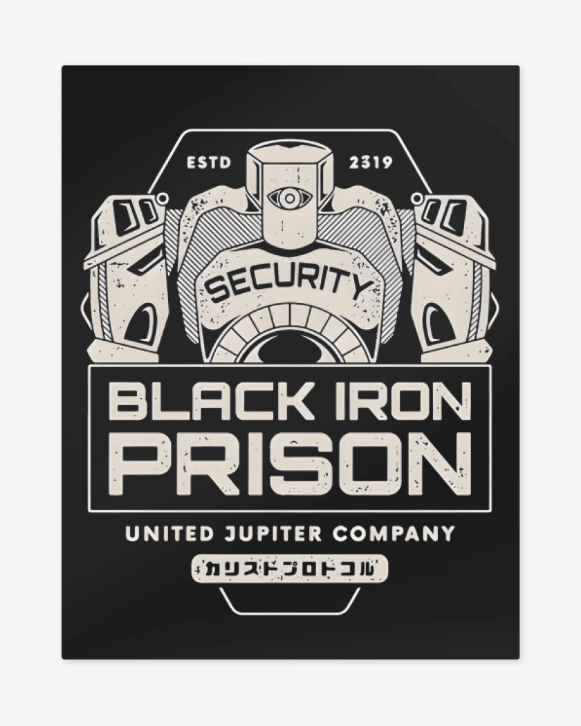 Print metalico Black Iron Prison