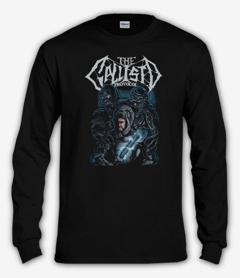 Polera manga larga Negro de Callisto Protocl
