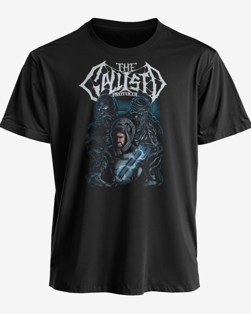 Polera premium Negro de Callisto Protocl
