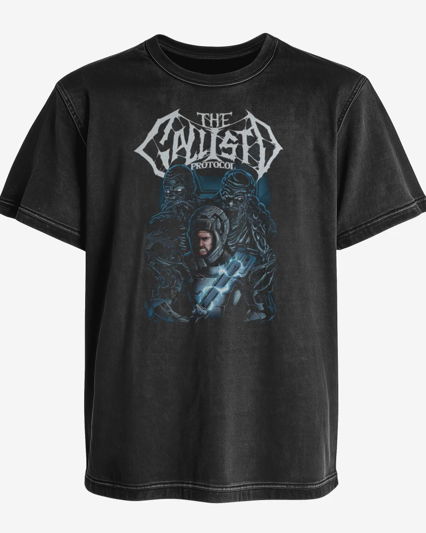 Polera desgastada Callisto Protocl