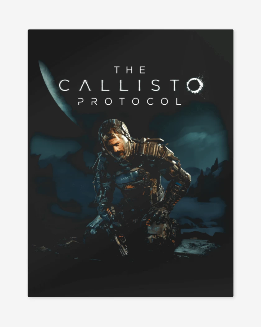 Print metalico Negro de The Callisto Protocol