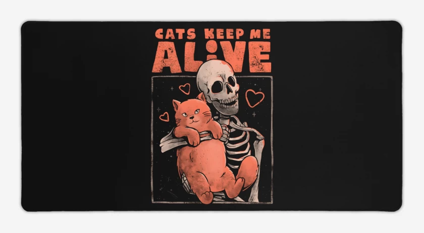 Mouse pad Gamer Cats Keep Me Alive