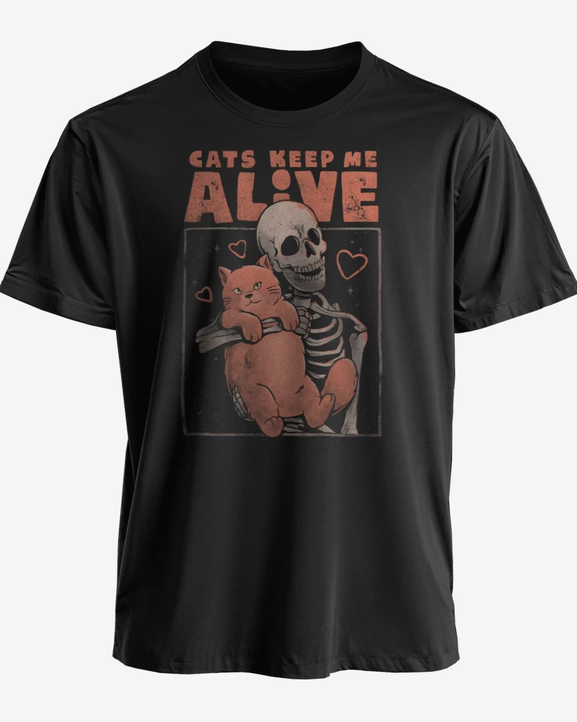 Polera Cats Keep Me Alive
