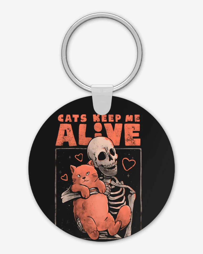 Llavero Cats Keep Me Alive