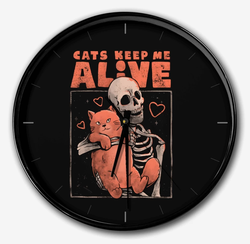Reloj Cats Keep Me Alive