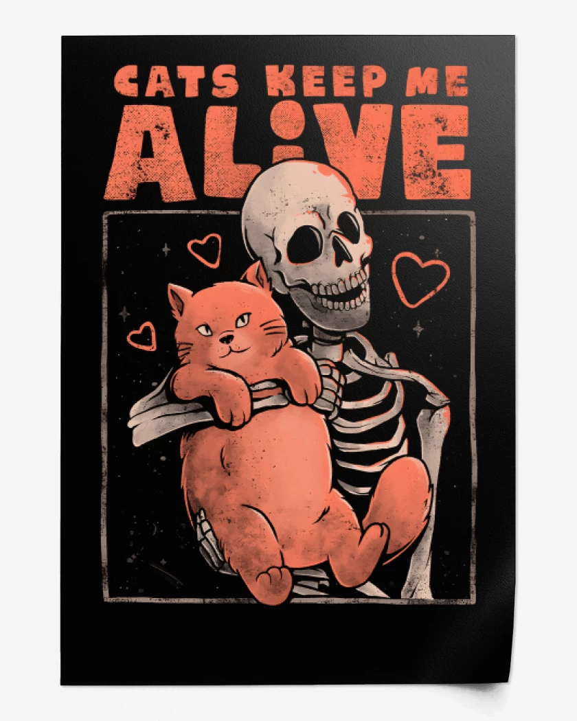 Print Cats Keep Me Alive