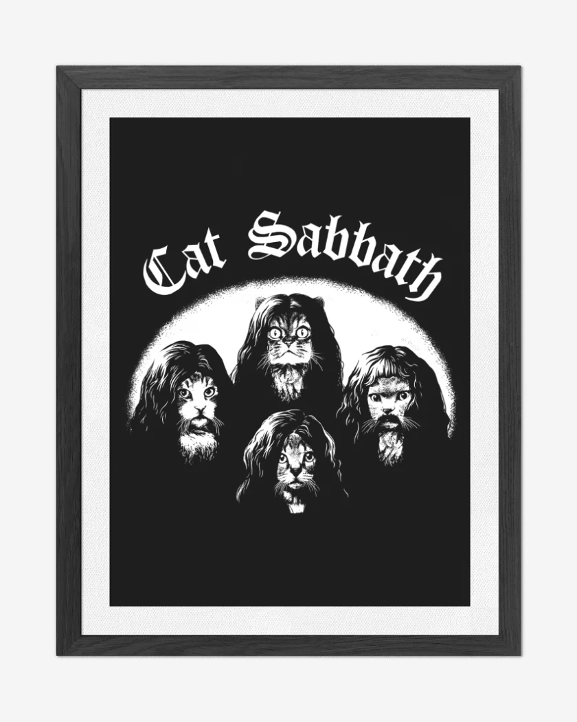 Cuadro decorativo Cat Sabbath
