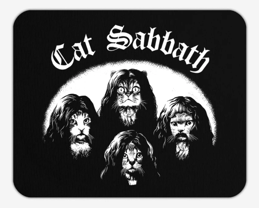 Mousepad Cat Sabbath