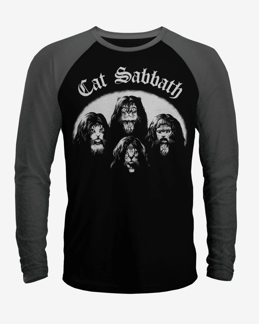 Polera Raglan Cat Sabbath