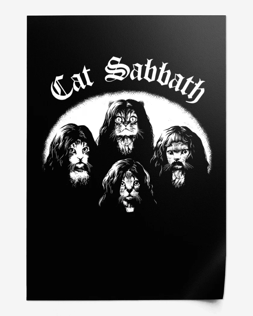Print Cat Sabbath