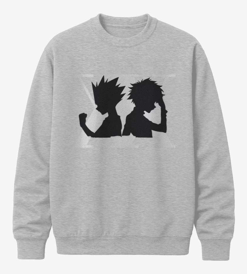 Poleron polo Gris Melange de Hunter x