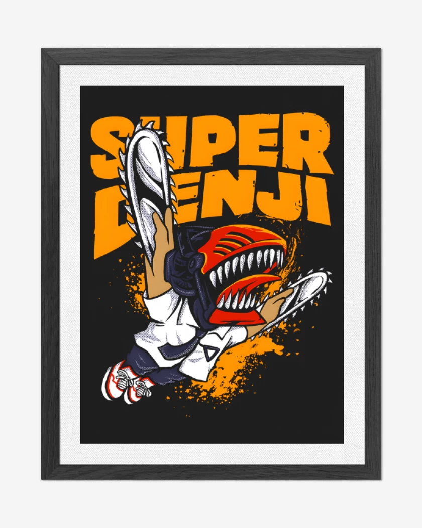 Cuadro decorativo Negro de Super Denji World