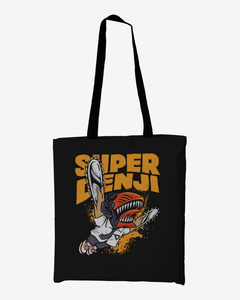 Totebag Negro de Super Denji World
