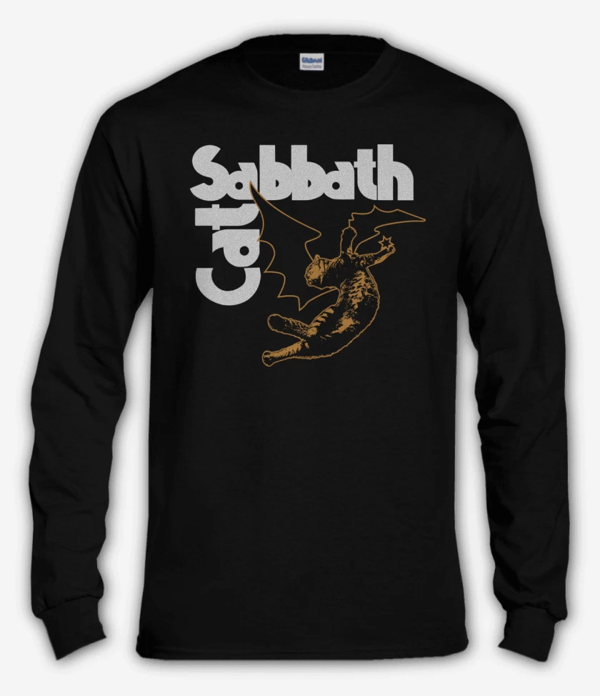 Polera manga larga Negro de Fallen Cat