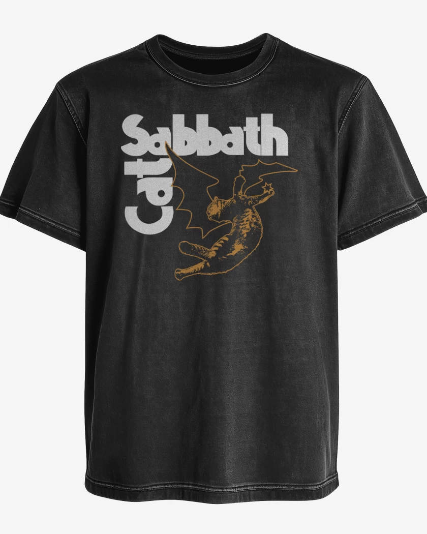 Polera desgastada Fallen Cat