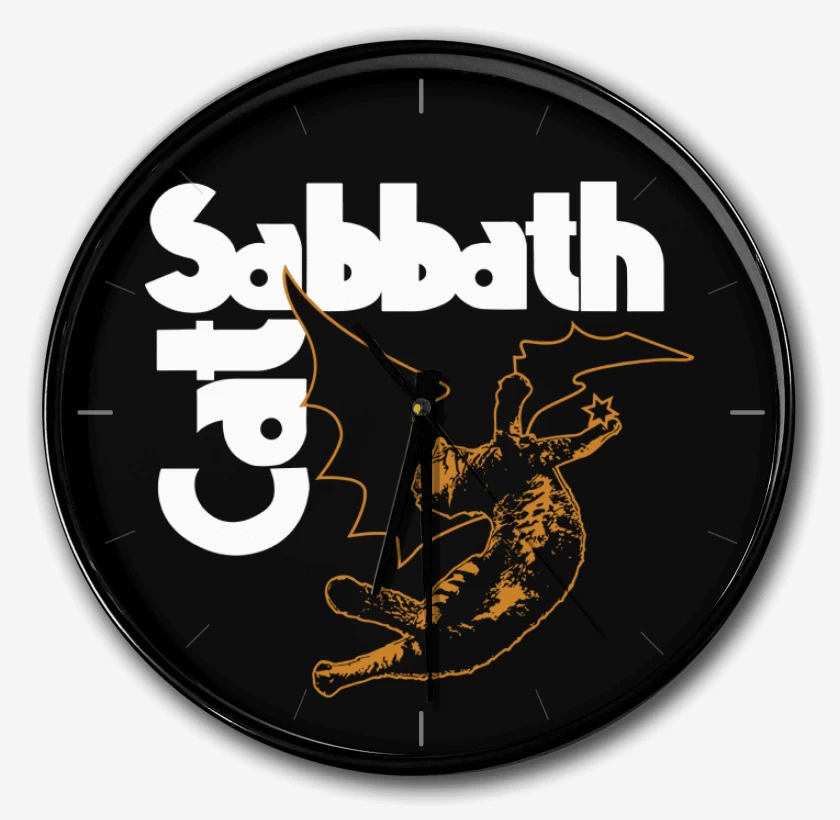 Reloj Negro de Fallen Cat
