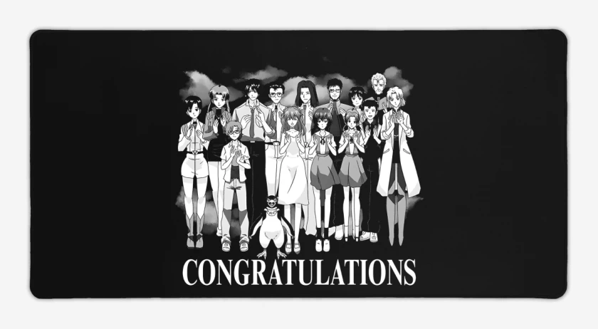 Mouse pad Gamer Congratulations Shinji