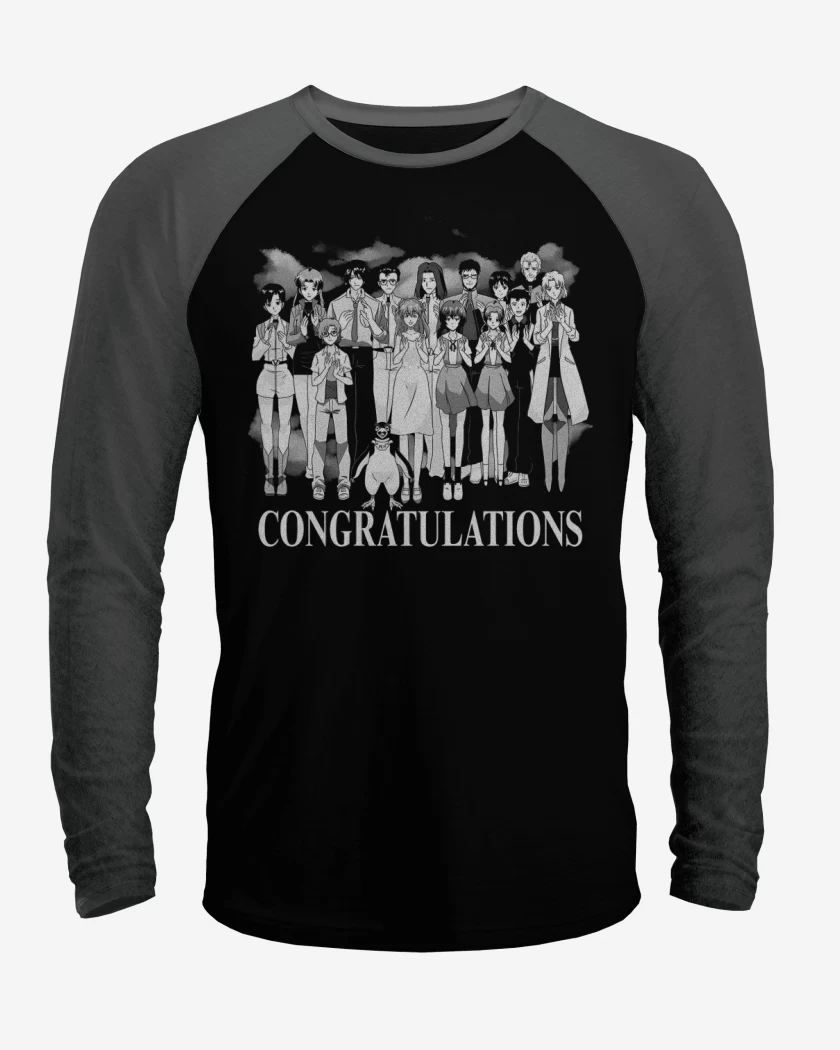 Polera Raglan Congratulations Shinji
