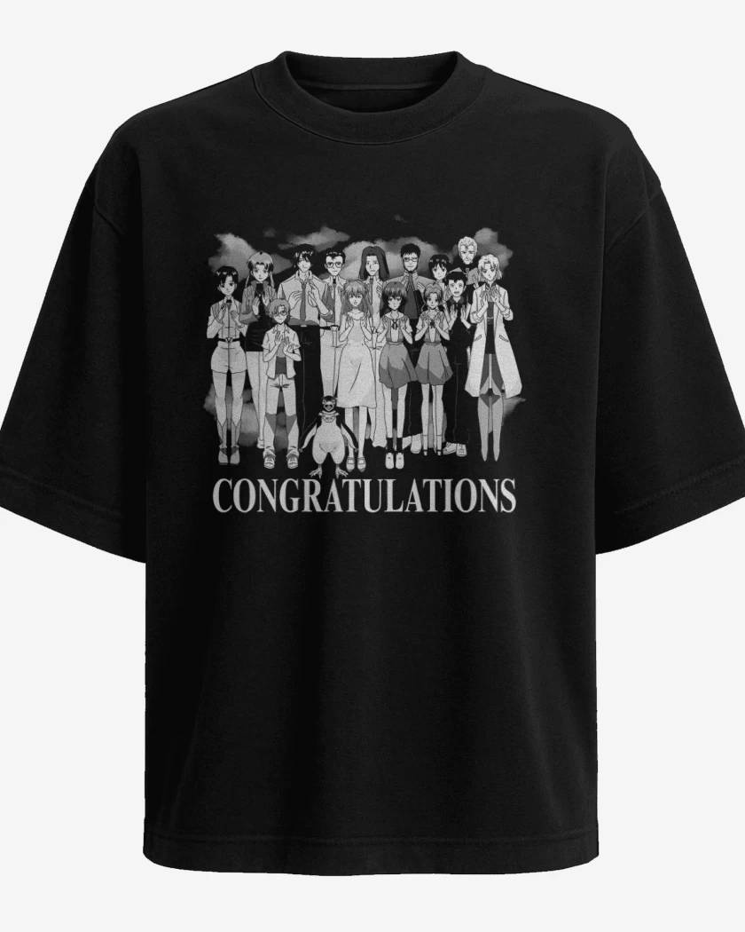 Polera Oversize Congratulations Shinji