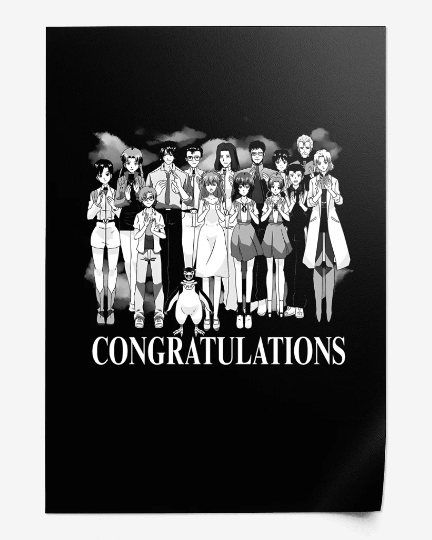 Print Congratulations Shinji