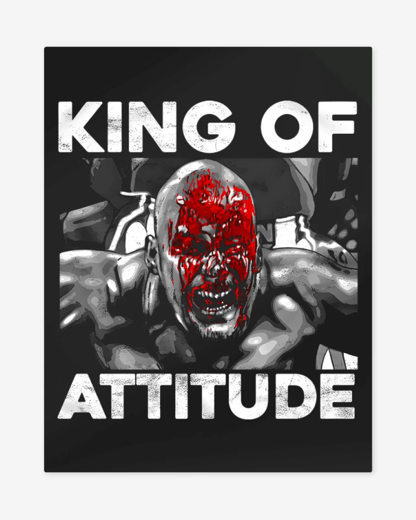 Print metalico Negro de King of Attitude