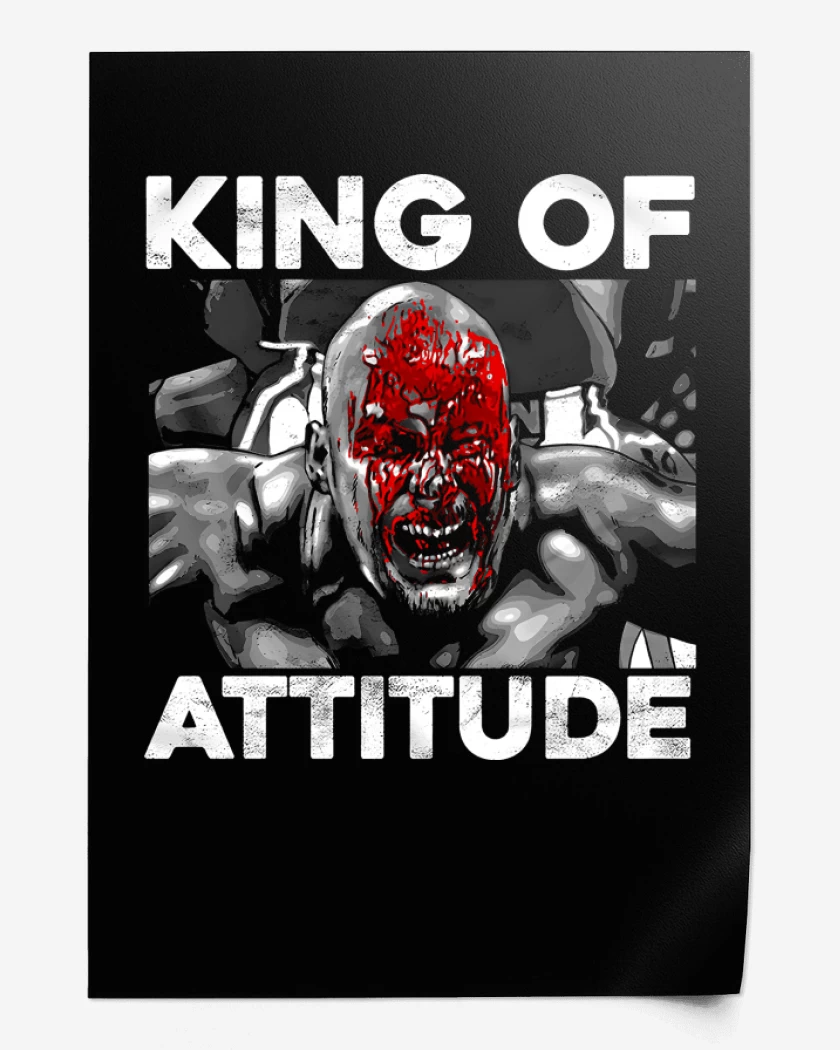 Print King of Attitude