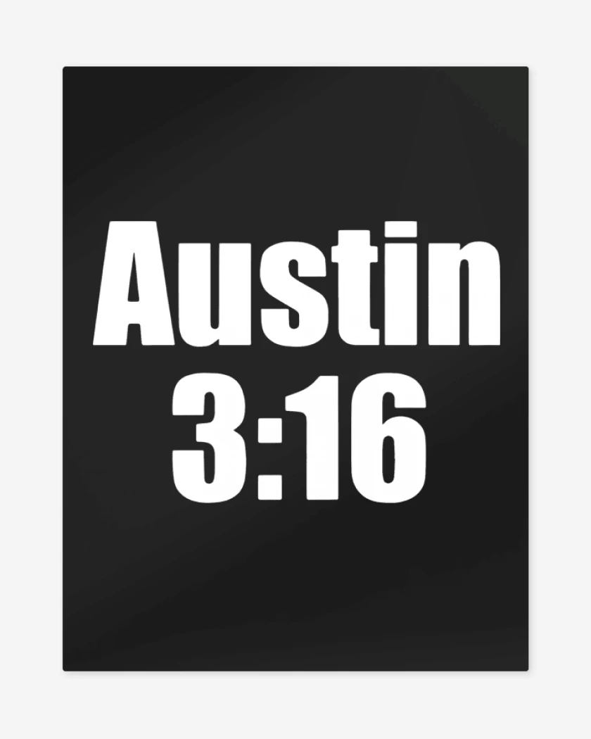 Print metalico Negro de Austin 316
